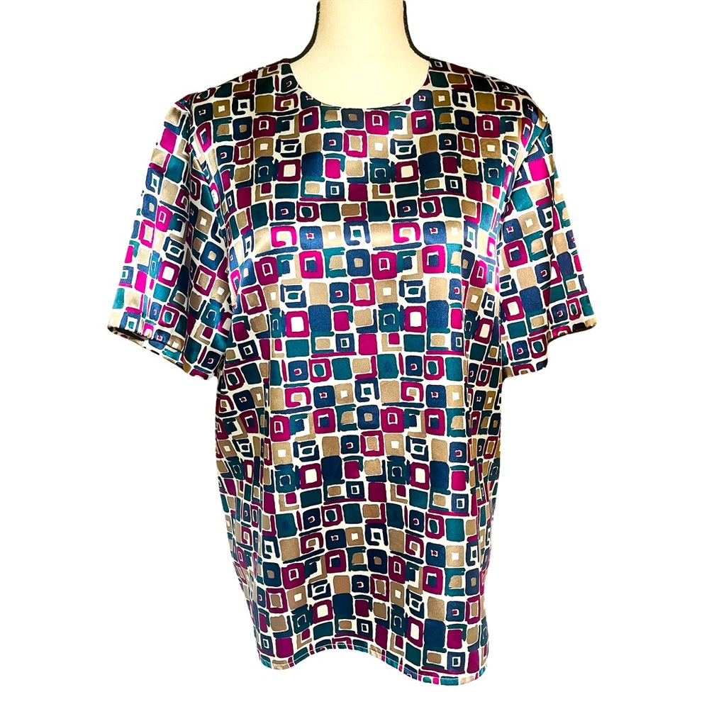 Southern Lady Abstract Top